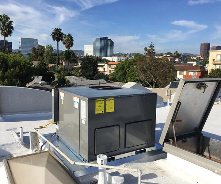 Air conditioning installation in Los Angeles California by LA Xpress Air and Heating